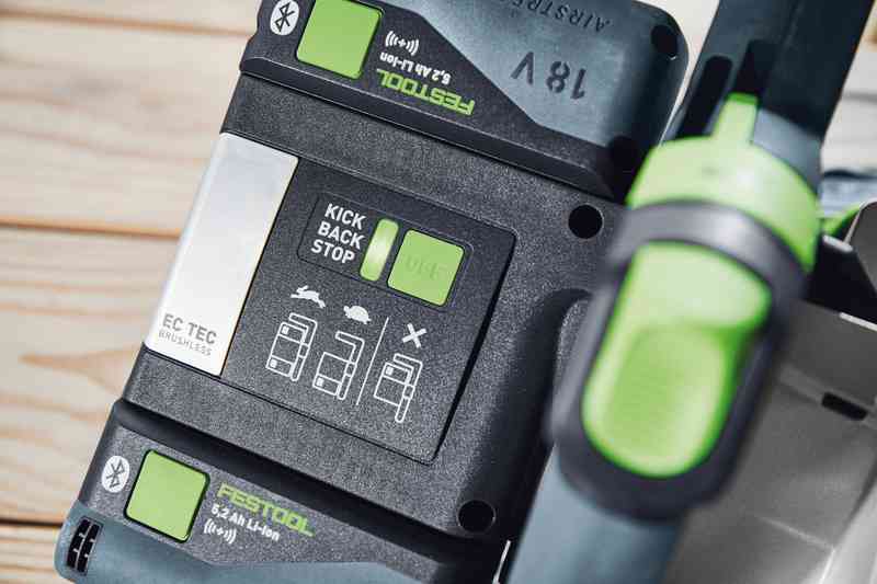 Festool Акумулаторен потъващ циркулярен трион TSC 55 KEB-Basic
