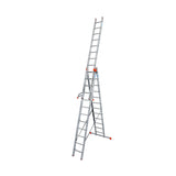 Three-section aluminium multipurpose ladder KRAUSE Tribilo 3x10