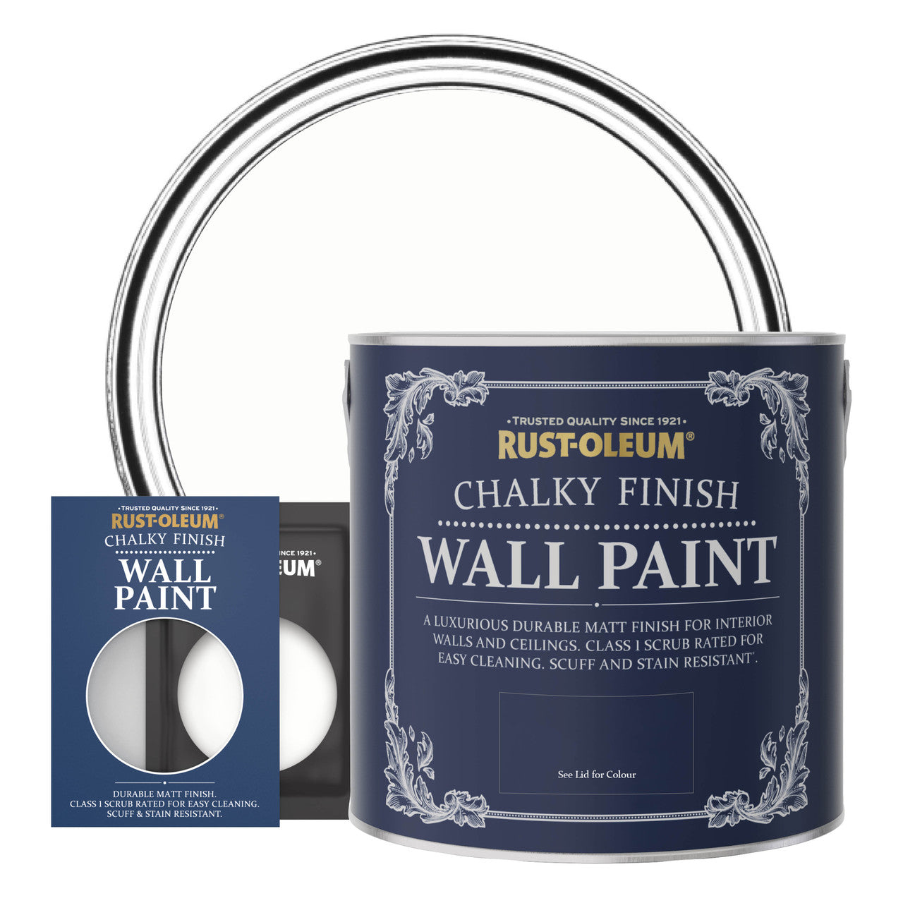 Rust Oleum Chalky Finish Боя за стена и тавани / Chalk white 0.125ml