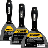DeWALT 6" Stainless Steel Putty Knife - Black Plastic Handle