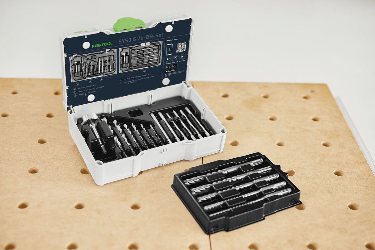 Festool Комплект от битове и свредла SYS3 S 76-BB-Set