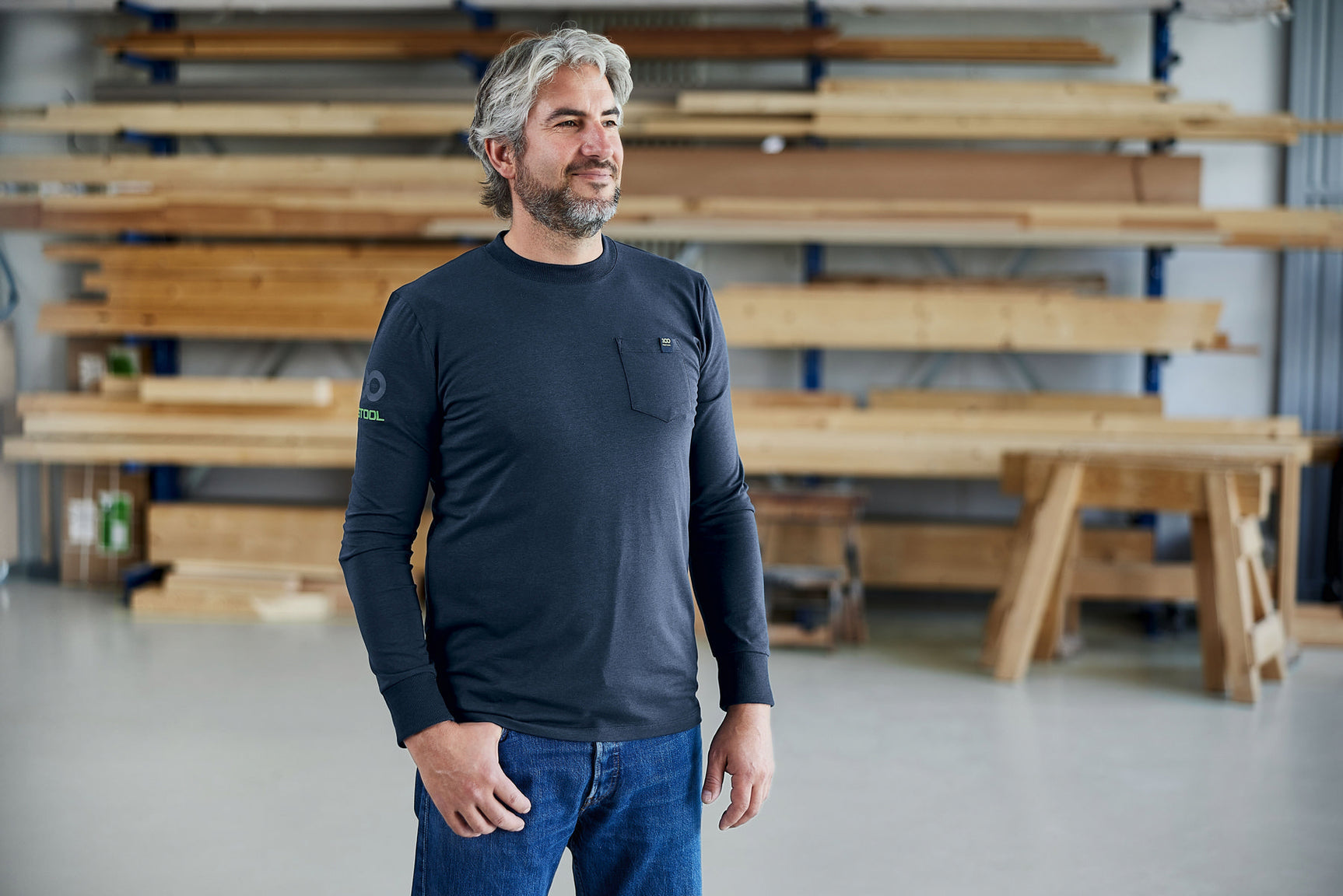 Festool Тениска с дълъг ръкав по случай 100 години LS-FT1-M 100Y