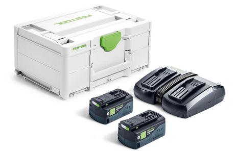 Festool Енергиен комплект SYS 18V 2xHP5,0/TCL6DUO