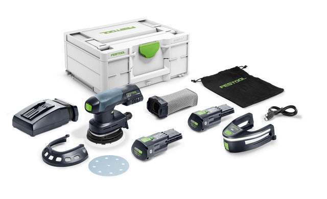 Festool Акумулаторна ексцентършлайф машина ETSC 125 3,0 I-Plus
