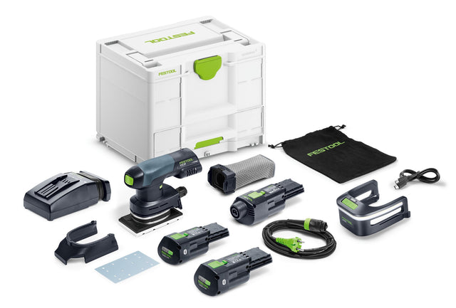 Festool Акумулаторна вибрационна шлайфмашина RUTSCHER RTSC 400 3,0 I-Set