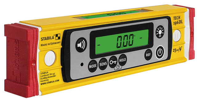 STABILA Алуминиев електронен нивелир TECH 196 DL IP67 23cm
