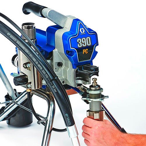Graco 390 Classic PC Airless Sprayer on a Stand