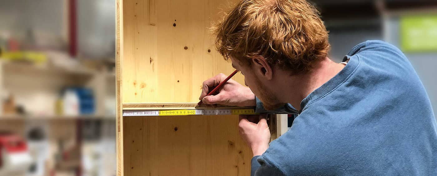 STABILA Wooden folding ruler type 417 2m/16mm