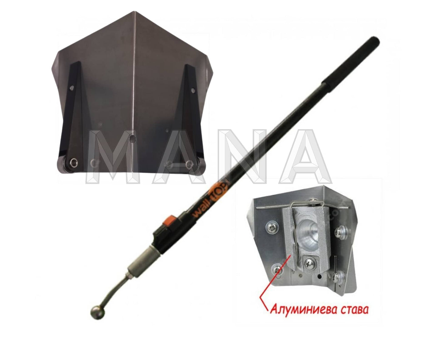 Комплект Hybrid, ролер и телескопичен флъшер