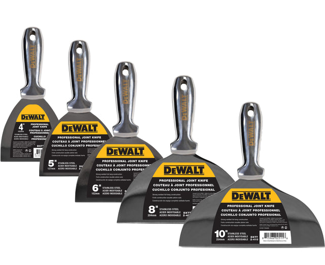 DeWALT Комплект 5 шпакли със заварена дръжка - Цена: 265.60лв.