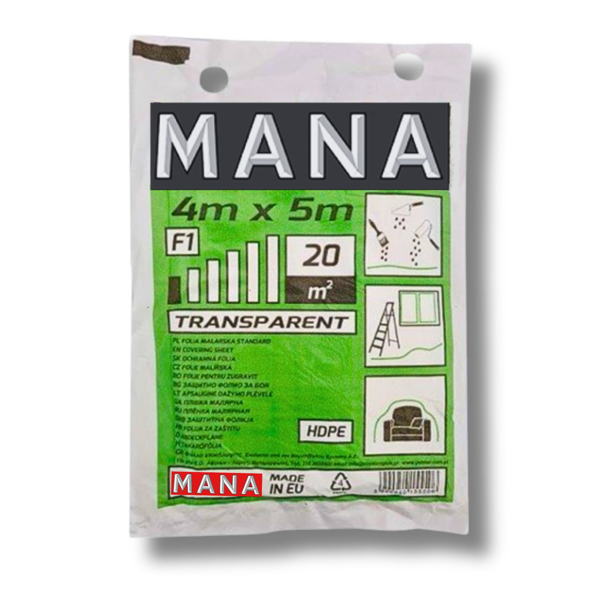 MANA Покривно тънко фолио 4x5 — оригинален продукт