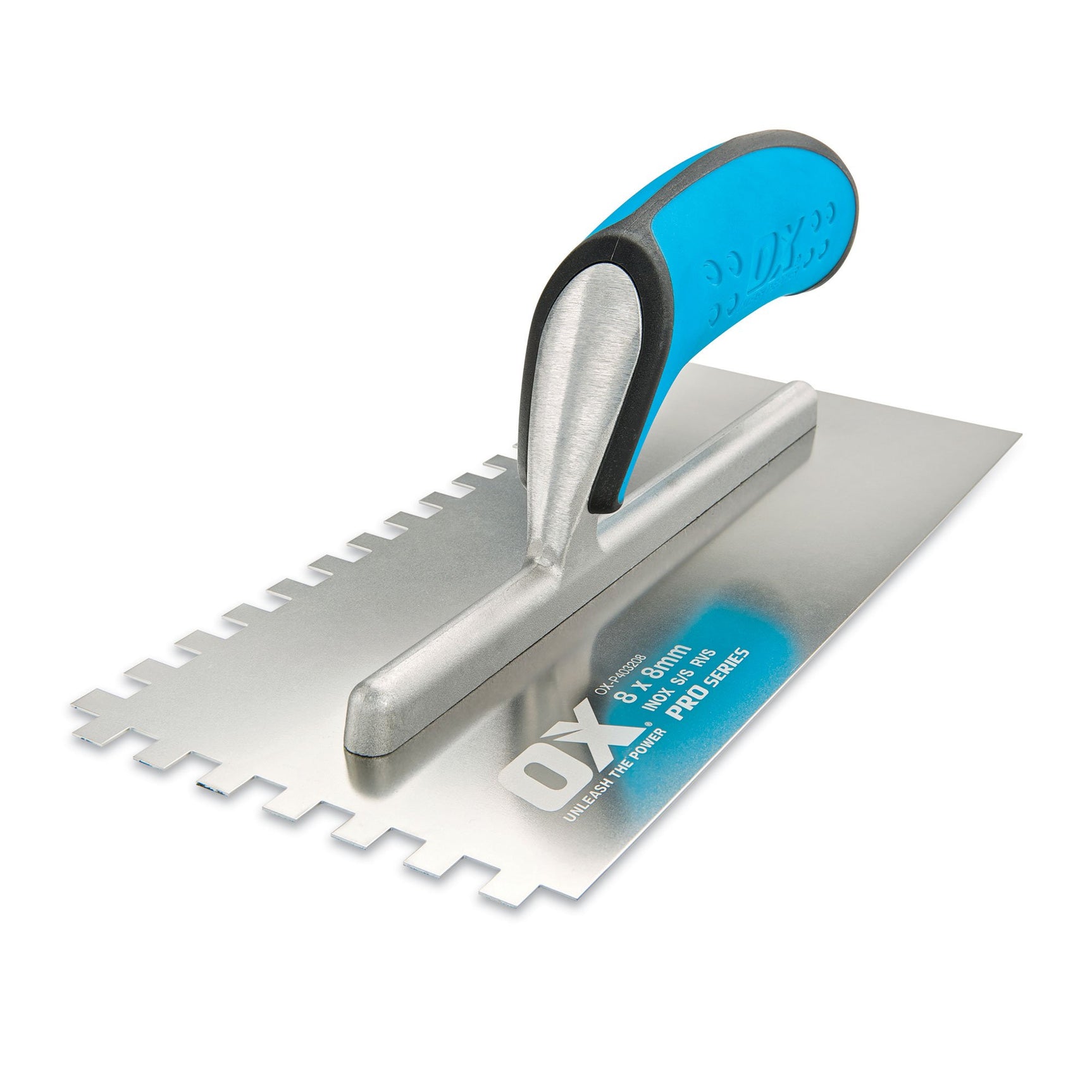 OX Pro Notch Trowel 8mm Square