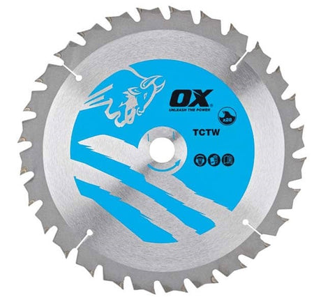 OX Циркулярен диск за дърво 216/30мм, 28 зъба ATB