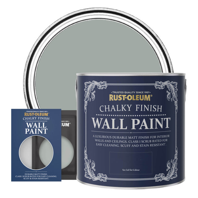 Rust Oleum Chalky Finish Боя за стена и тавани / Pitch Grey 2.5L