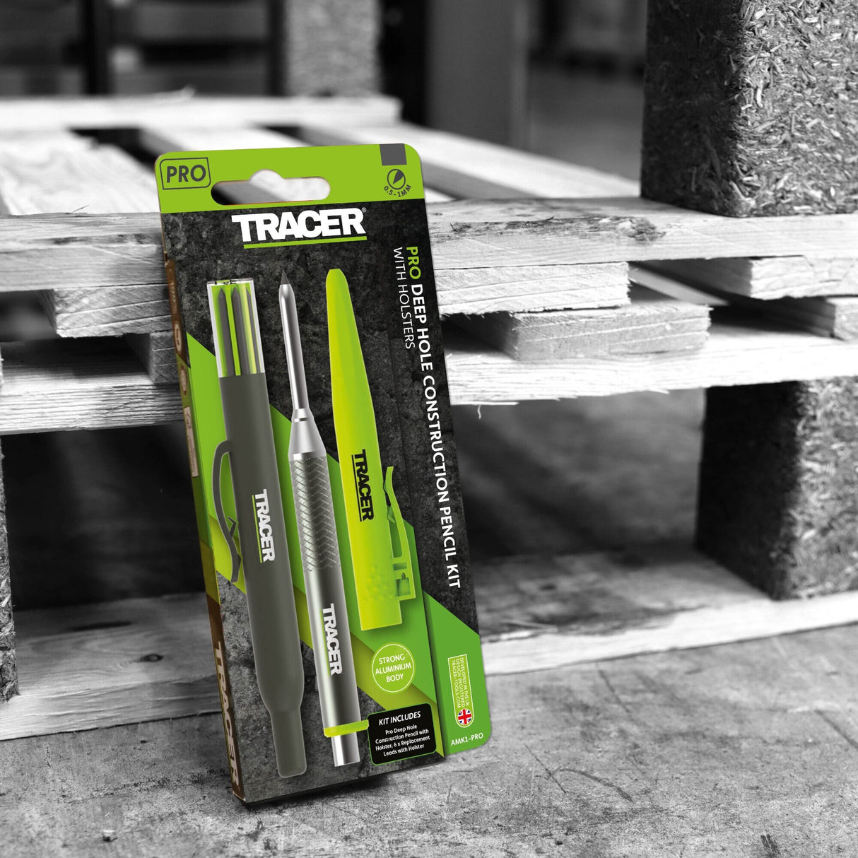 TRACER Pro метален молив за отвори с комплект графити