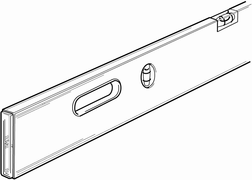Алуминиев мастар STABILA AL-2L-2G с 2 либели и дръжка 300см