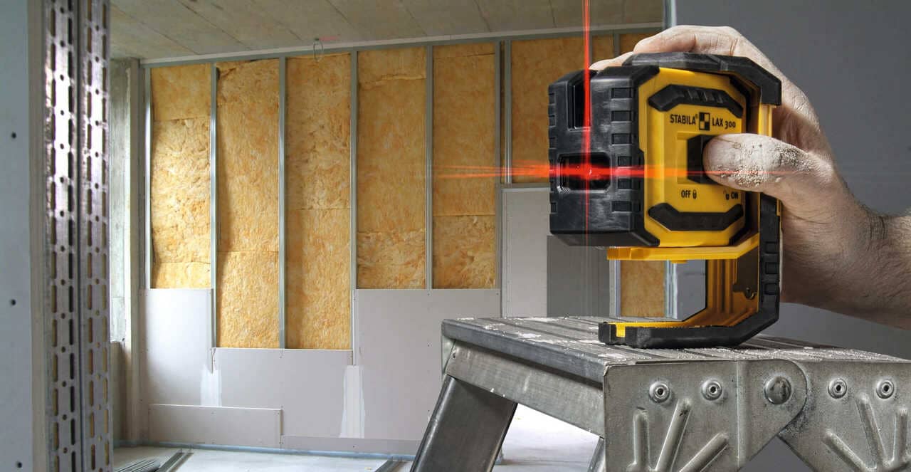 STABILA LAX 300 cross line plus plumb point laser