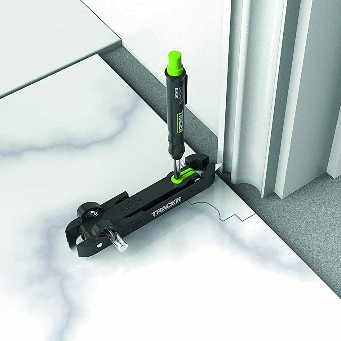 Tracer ProScribe Tool with Deep Hole Pencil, 6X Replacement Lead Holster