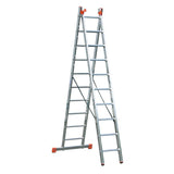Three-section aluminium multipurpose ladder KRAUSE Tribilo 3x10