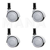  MANA BUCKET 26 LT WITH 4 WHEELS + ROLLER 42CM