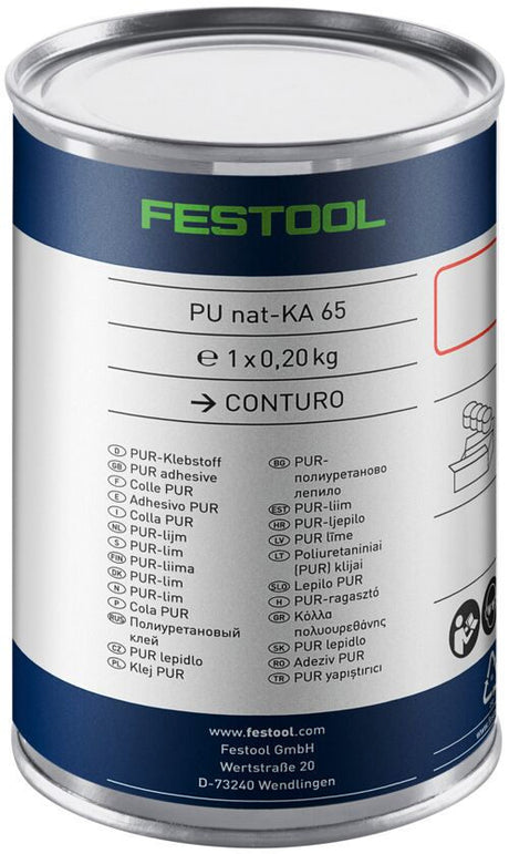 Festool Полиуретаново лепило натурално PU NAT-KA 65/4