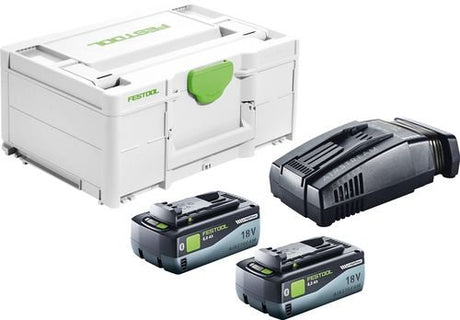Festool Енергиен комплект SYS 18V 2x8,0/SCA16