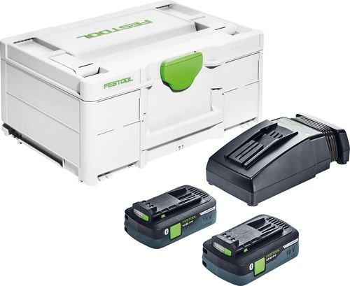 Festool Енергиен комплект SYS3 ENG 18V 2x4,0/TCL6