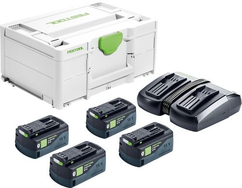 Festool Енергиен комплект SYS 18V 4x5,2/TCL 6 DUO