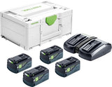 Festool Енергиен комплект SYS 18V 4x5,2/TCL 6 DUO