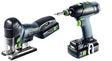 Festool Монтажен пакет от акумулаторен винтоверт и прободен махален трион T 18+3/PSC 420 I-Set