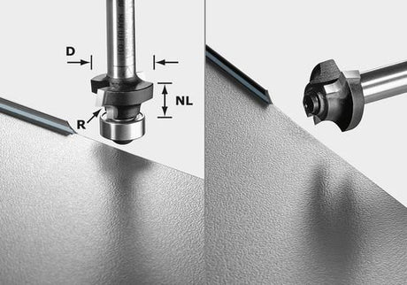 Festool Заоблящ фрезер S8 HW R2 D20-KL OFK