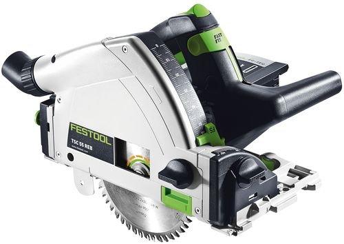 Festool Акумулаторен потъващ циркулярен трион TSC 55 Li REB-Basic