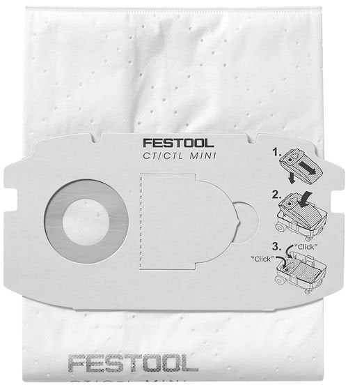 Festool Филтърна торба SC FIS-CT MINI/5 броя