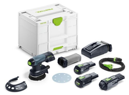 Festool Акумулаторна ексцентършлайф машина ETSC 125 3,0 I-Set