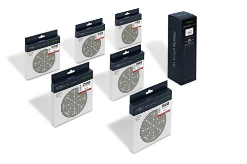 Festool Шкурки Granat стартерен комплект D150 + подарък бутилка 1 л