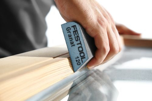 Festool Скосено Блокче за шкурене 69x98x26 P120 CO GR Granat/ 1 брой